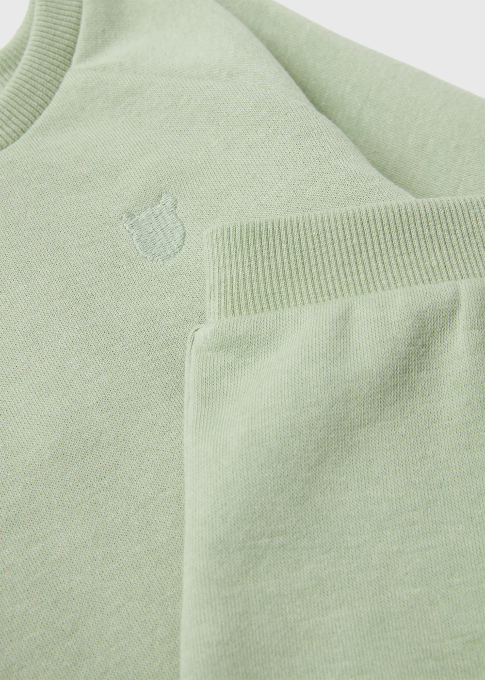 Baby Green Sweatshirt & Joggers Set (Newborn-23mths) - Age 0 - 3 Months Image 2