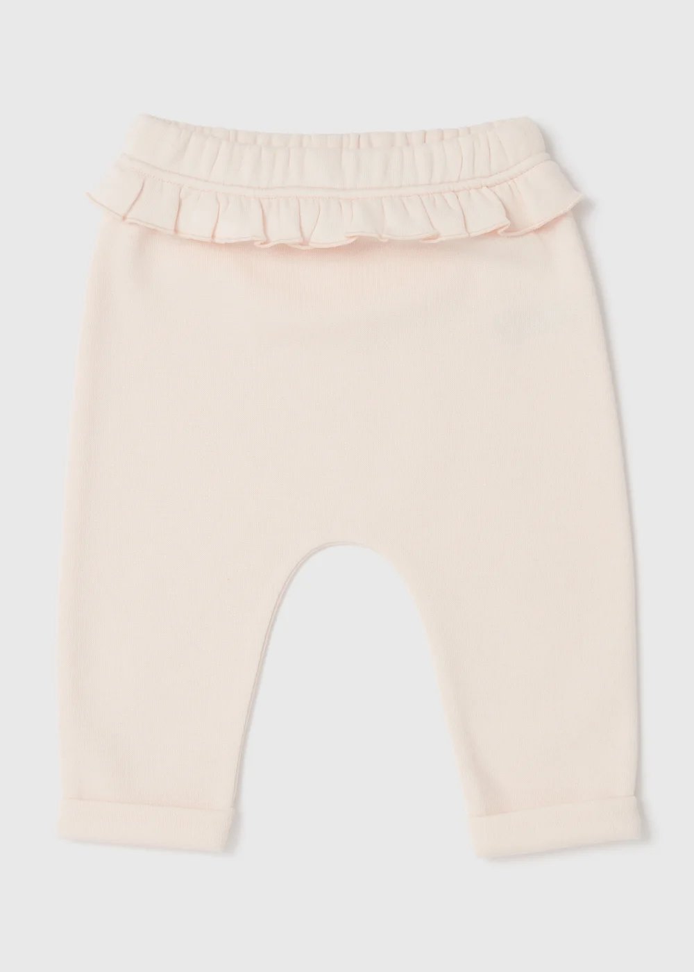 Baby Pink Ruffle Joggers (Newborn-23mths) - Newborn Image 1