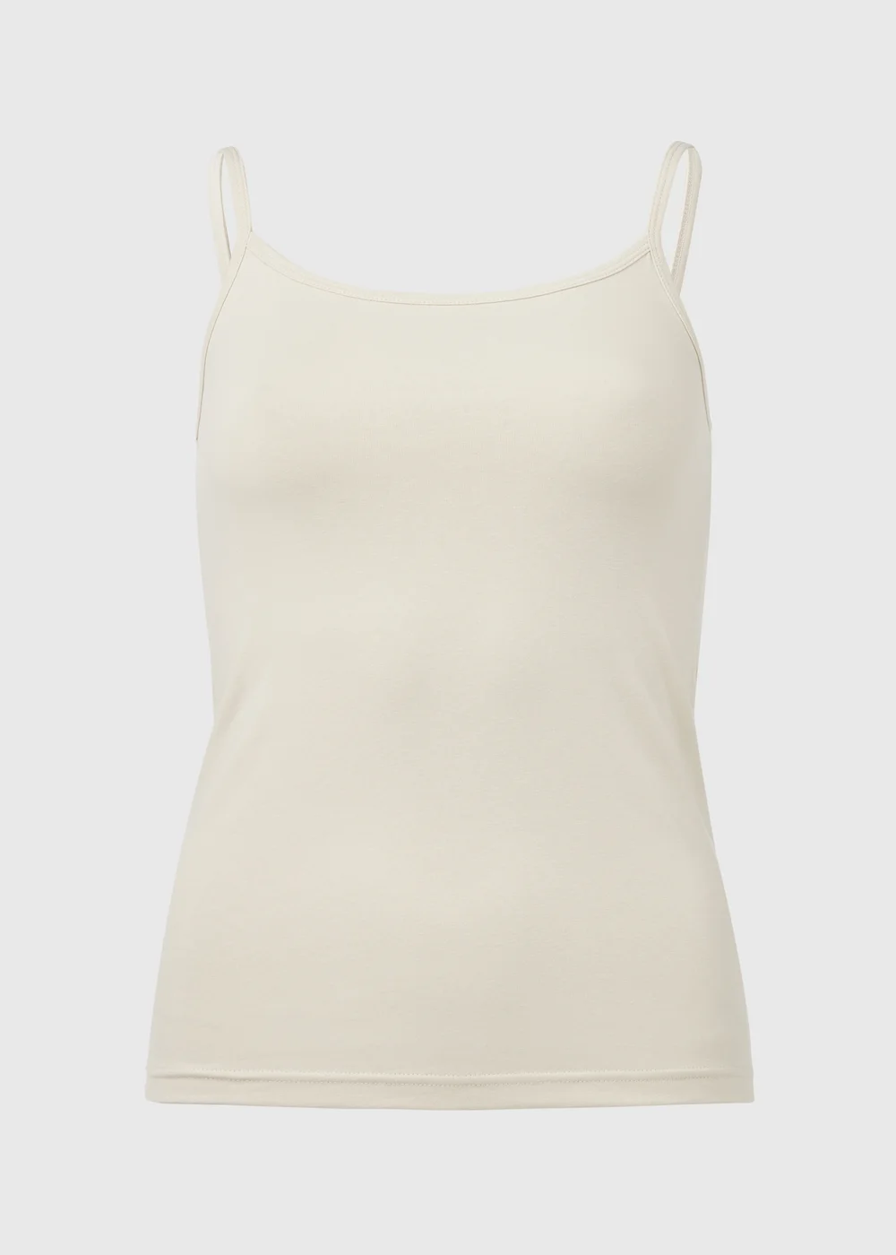 Cream Basic Cami Top - 8 Image 5