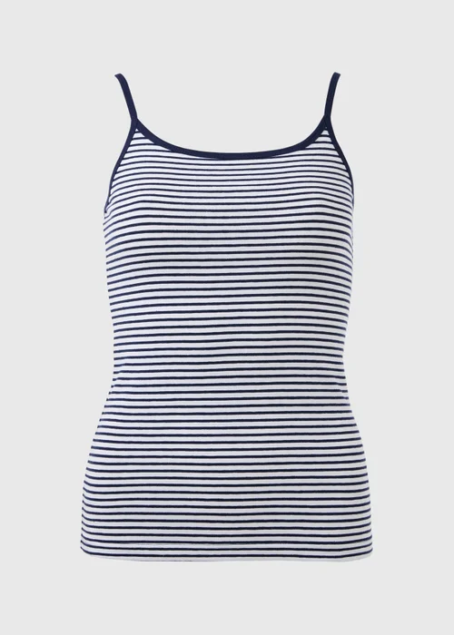 Navy Stripe Cami Top - Size 8 Image 5