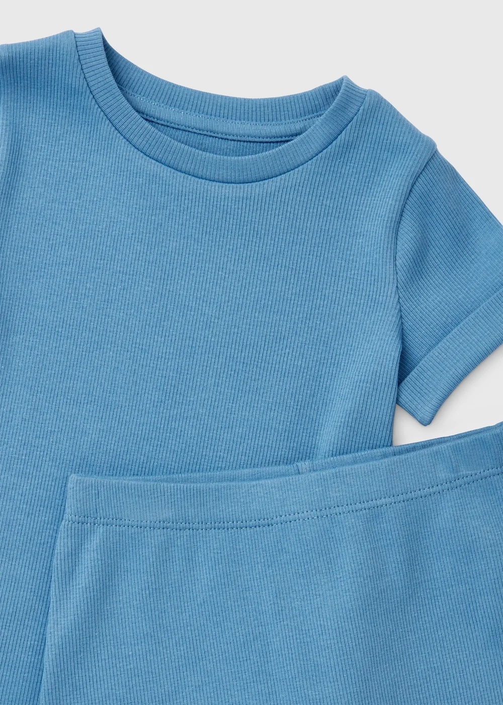 Baby Blue T-Shirt & Shorts Set (Newborn-23mths) - 0-3 months Image 2