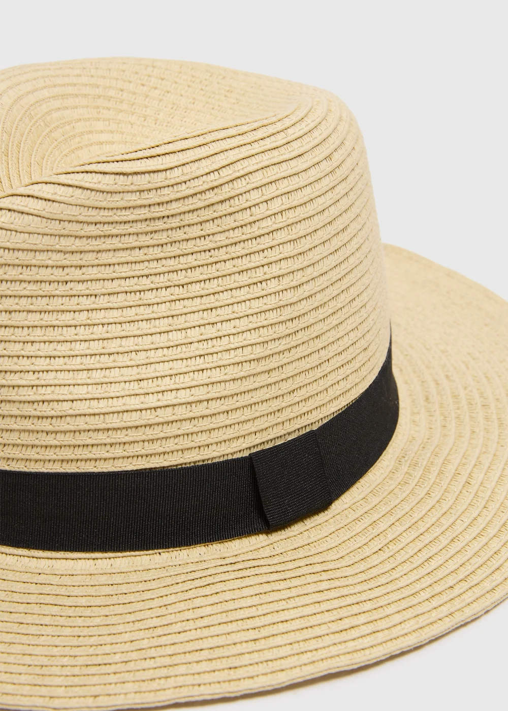 Natural Trilby Hat - One Size Image 2