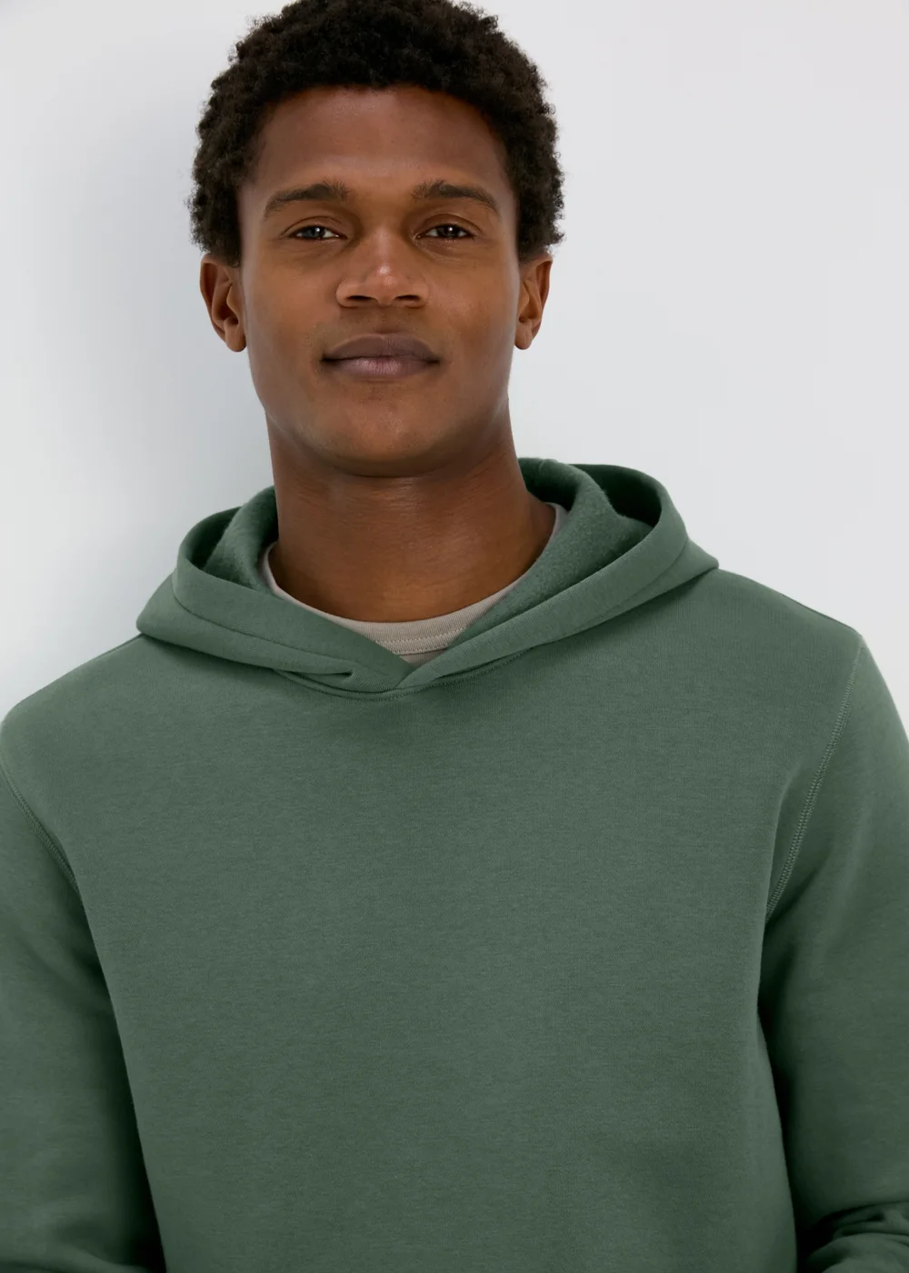 Green Essential Pull On Hoodie - S Image 3