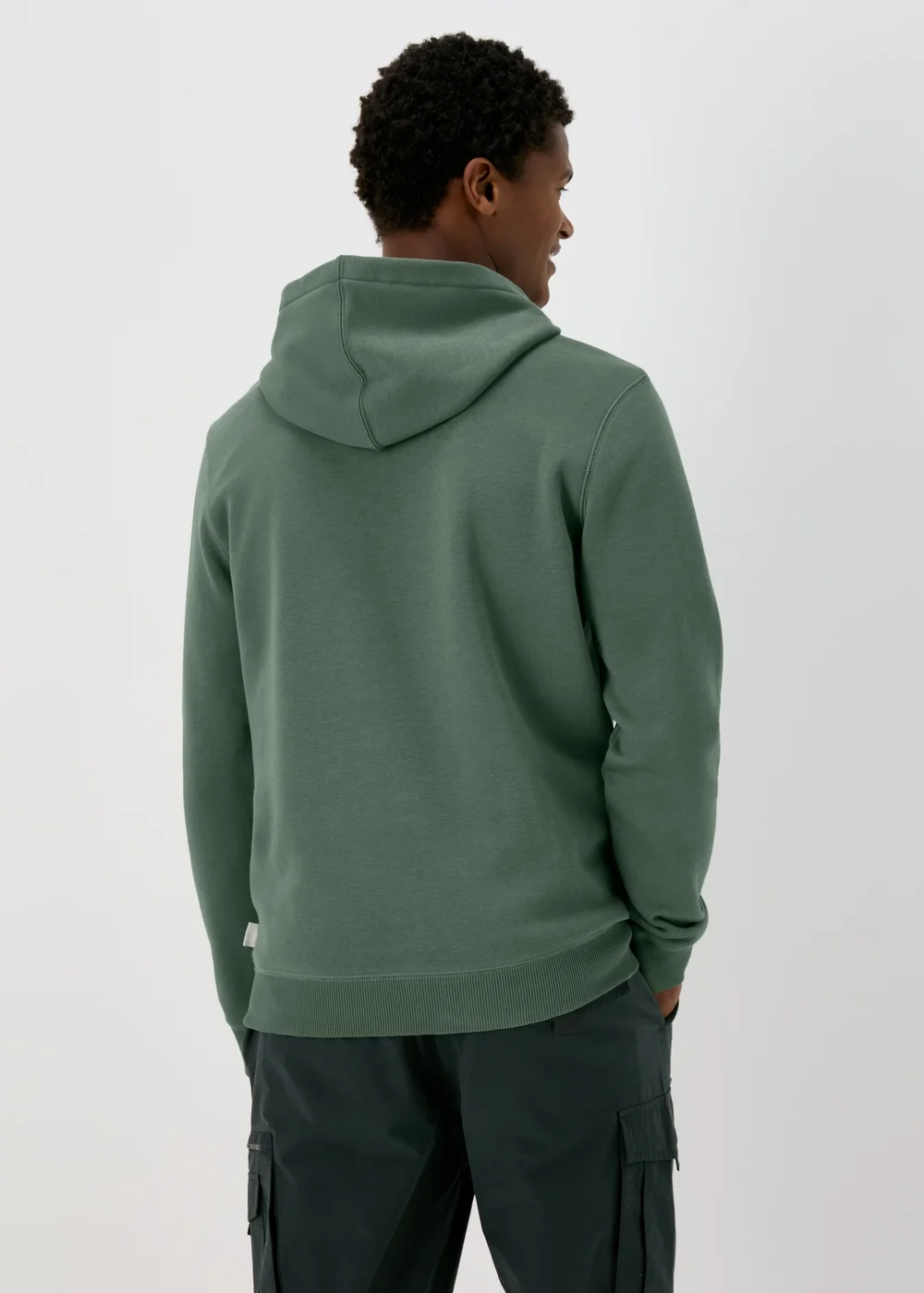 Green Essential Pull On Hoodie - S Image 2