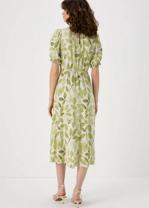 Et Vous Lime Leaf Print Midi Tea Dress - 8 Image 2