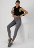 Souluxe Grey Tonal Printed Leggings - 8 Image 4