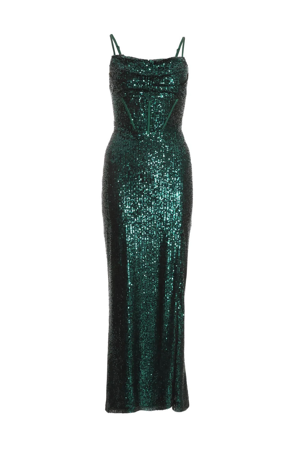 Quiz Green Sequin Maxi Dress - Size 14 | Matalan Quiz Green Sequin Maxi Dress - Size 14 | Matalan