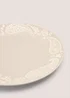 Beige Artisan Wax Dinner Plate Image 2