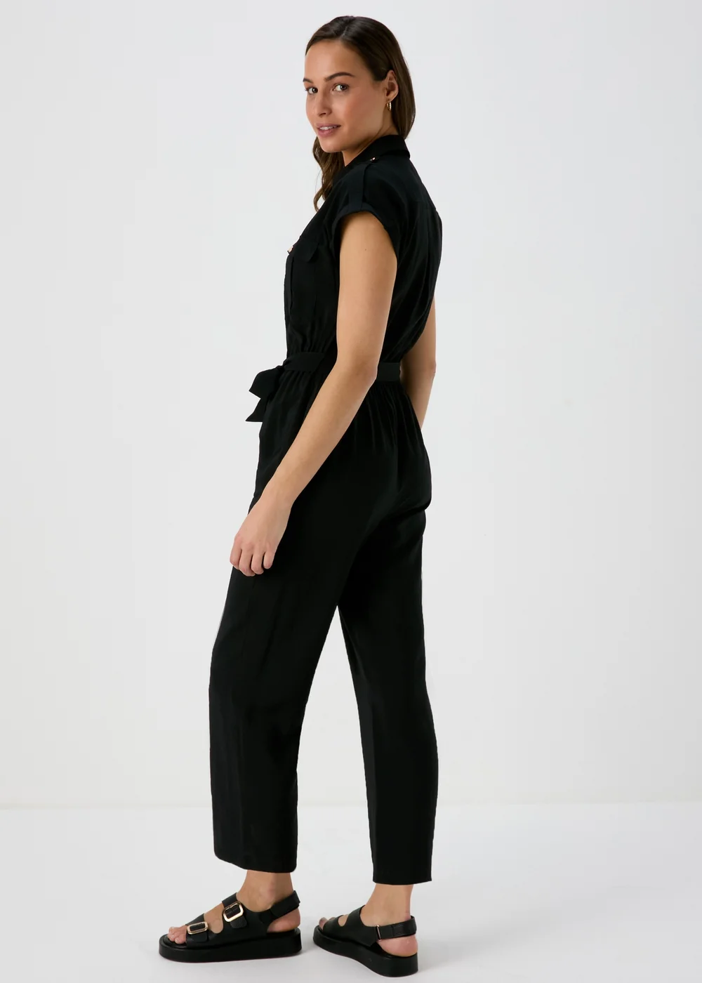 Et Vous Black Airflow Utility Jumpsuit - 8 Image 2