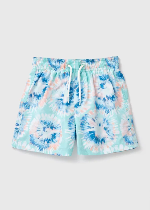 Boys Multicolour Tie Dye Swim Shorts (1-6yrs) - 1-1.5 Yrs Image 1