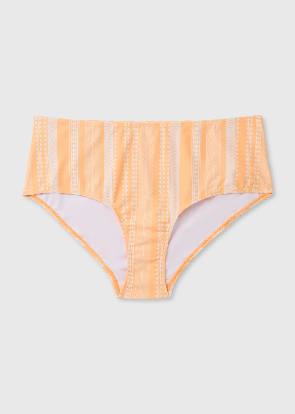 Orange Jacquard D Plus Midi Bikini Bottom - 6 Image 4