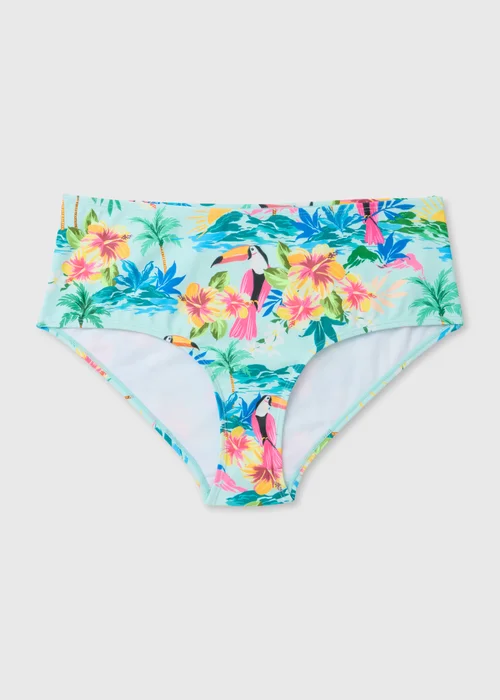 Multicolour D Plus Midi Bikini Bottoms - 6 Image 4