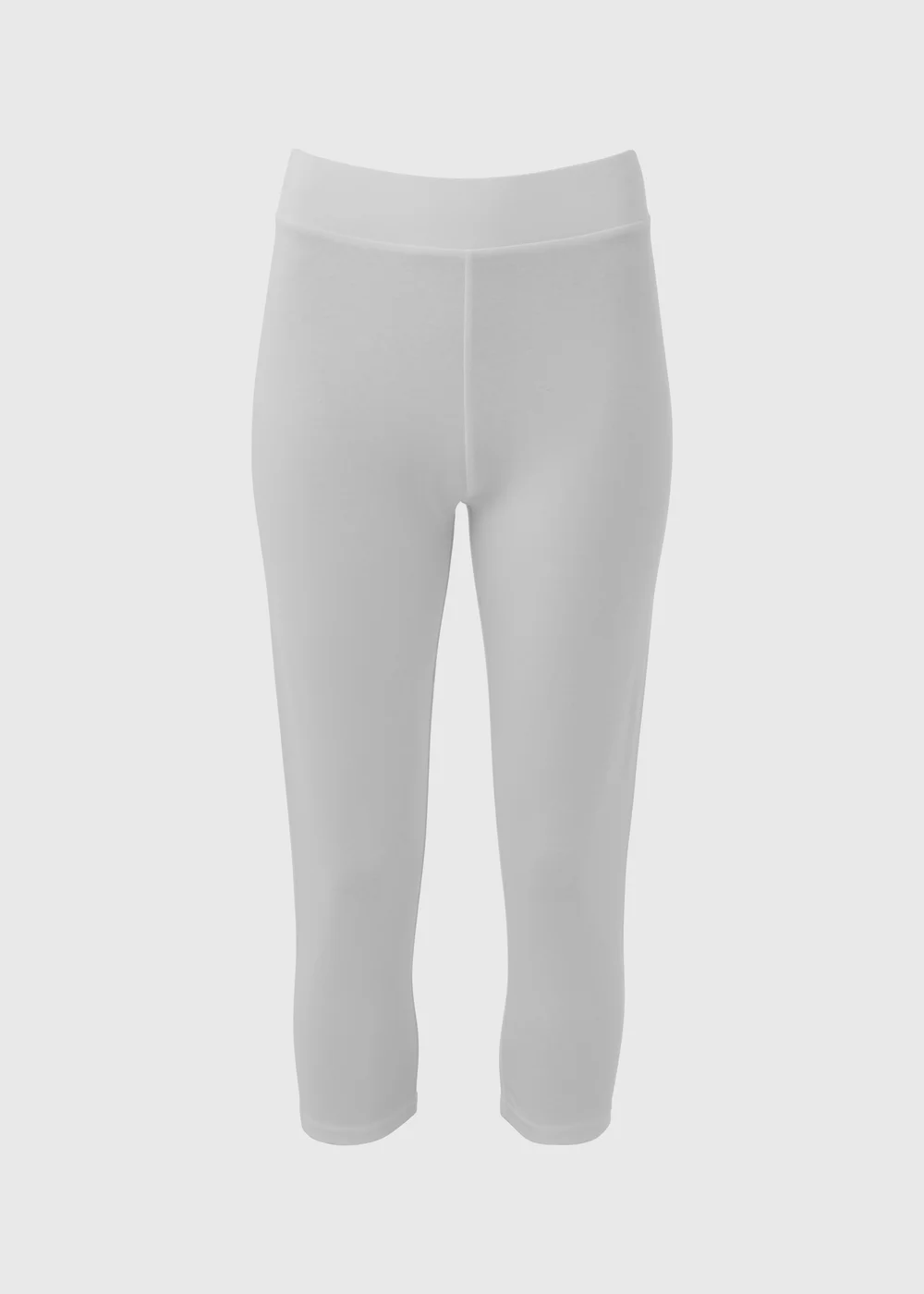 White Cropped Leggings - 8 Image 5