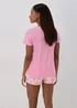 Pink Lovely Palm Print Pyjama Set - Extra small Image 2