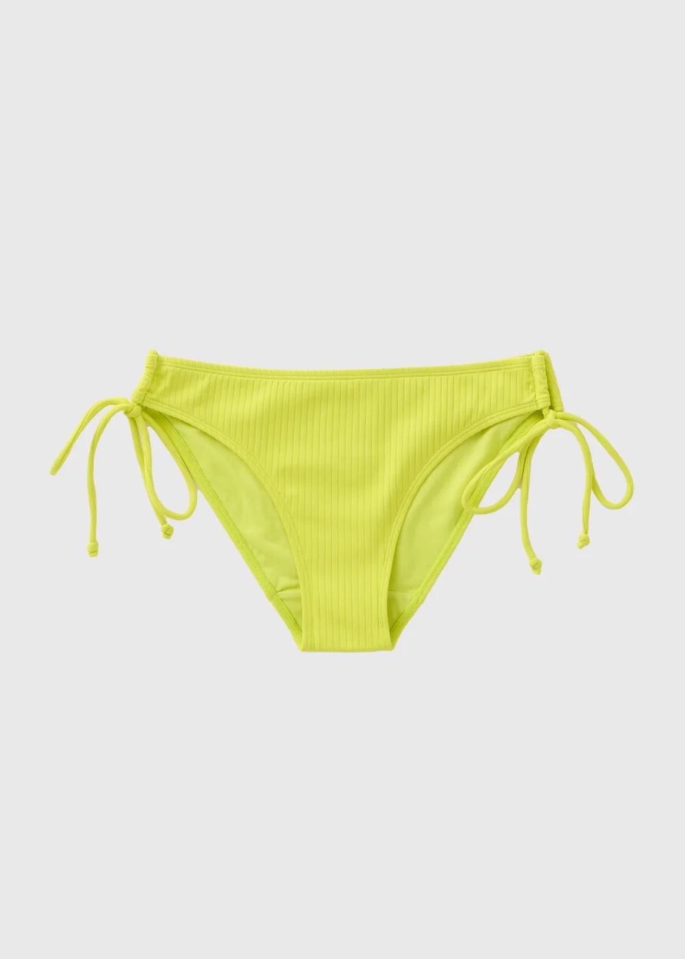 Lime Triangle Ribbed Bikini Briefs - Size 6 Image 4