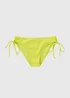 Lime Triangle Ribbed Bikini Briefs - Size 6 Image 4