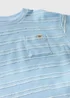 Boys Blue Stripe Textured T-Shirt (1-7yrs) - 1 to 1 half years Image 2