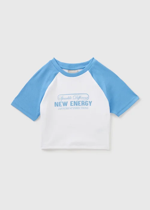 Girls White New Energy White T-Shirt (7-15yrs) - Age 7 Years Image 1