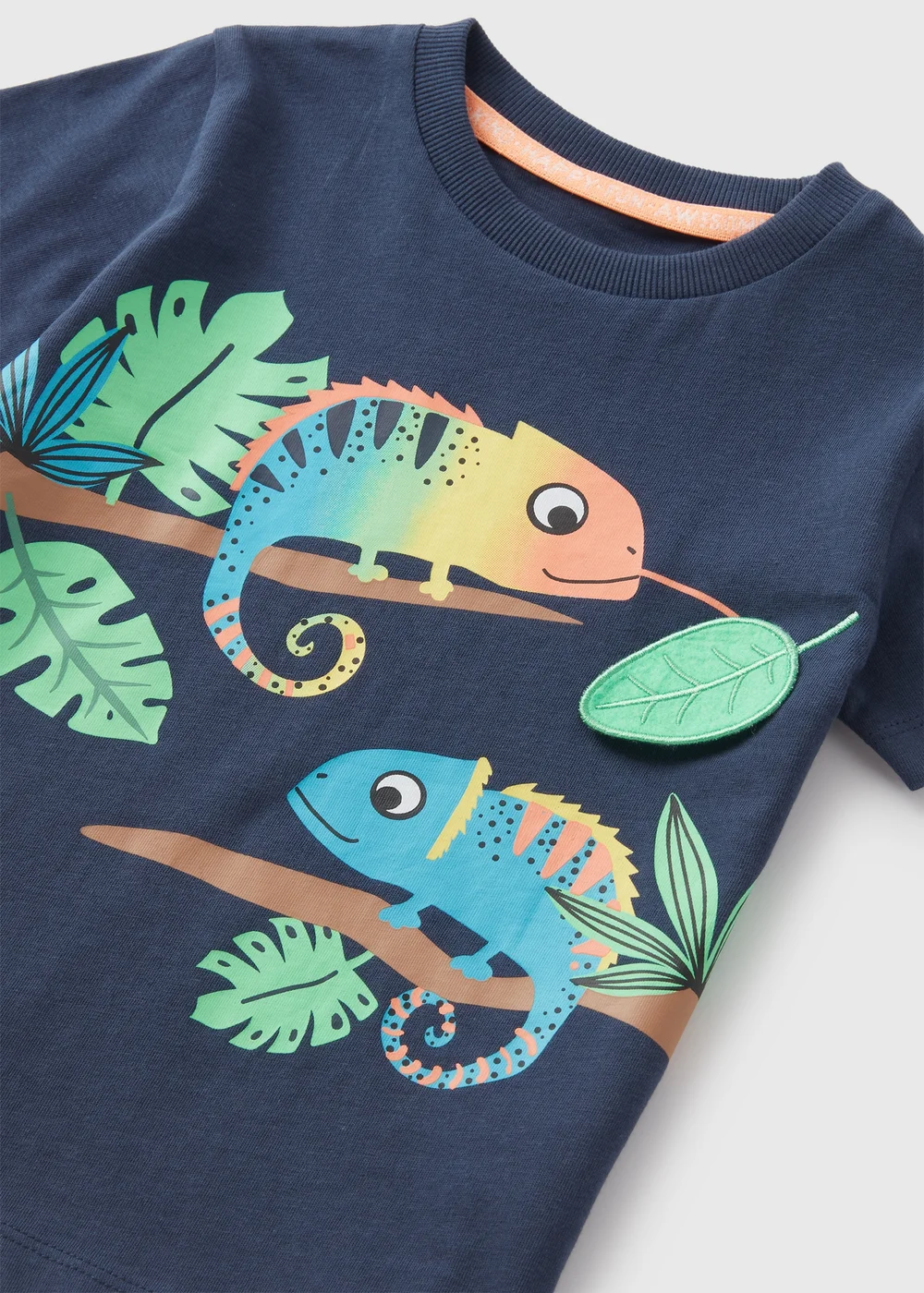 Boys Navy Lizard T-Shirt (1-7yrs) - 1 to 1 half years Image 2