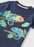 Boys Navy Lizard T-Shirt (1-7yrs) - 1 to 1 half years Image 2