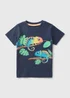 Boys Navy Lizard T-Shirt (1-7yrs) - 1 to 1 half years Image 1