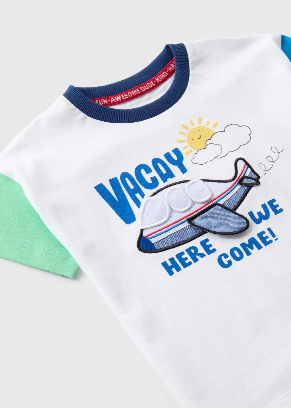 Boys White 3D Plane T-Shirt (1-7yrs) - 1-1.5 Yrs Image 2