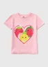 Squishmallows Girls Pink T-Shirt (4-12yrs) - Age 4 Years Image 1