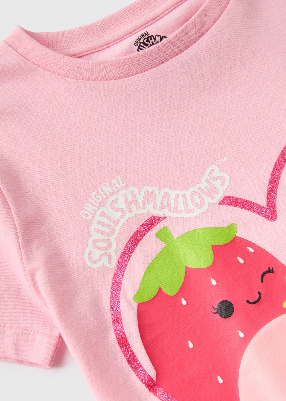 Squishmallows Girls Pink T-Shirt (4-12yrs) - Age 4 Years Image 2