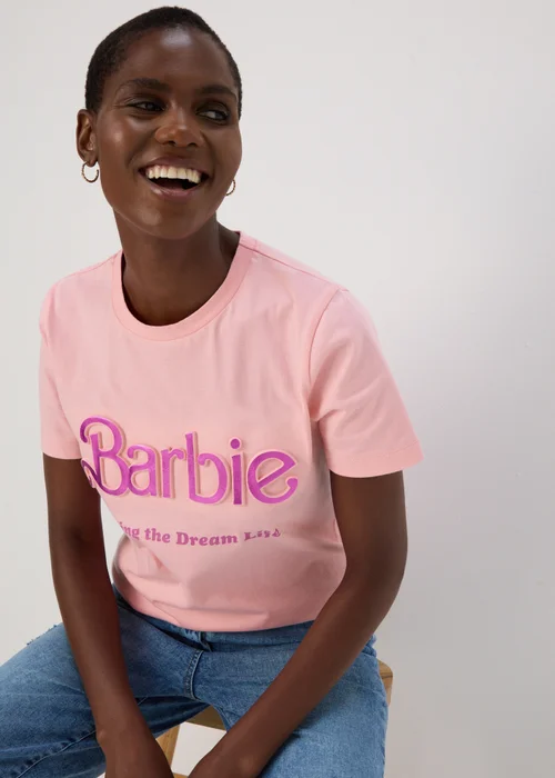 Barbie Pink Logo T-Shirt - 8 Image 1