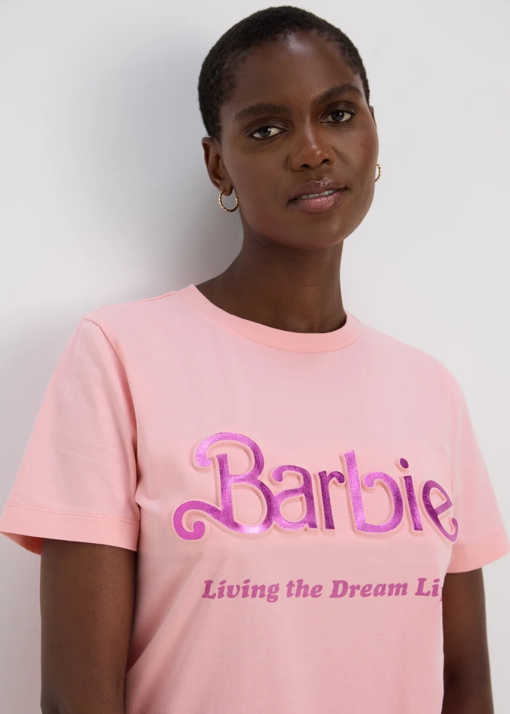 Barbie Pink Logo T-Shirt - 8 Image 3