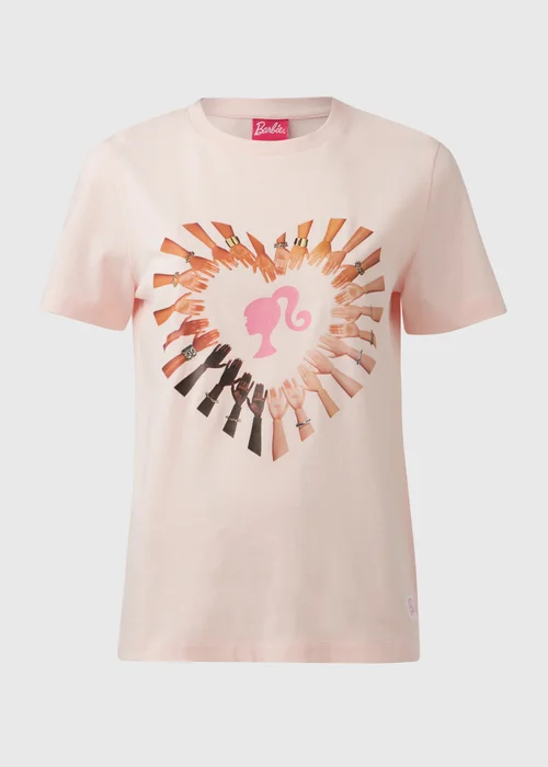 Barbie Pink Hands Print T-Shirt - 8 Image 5