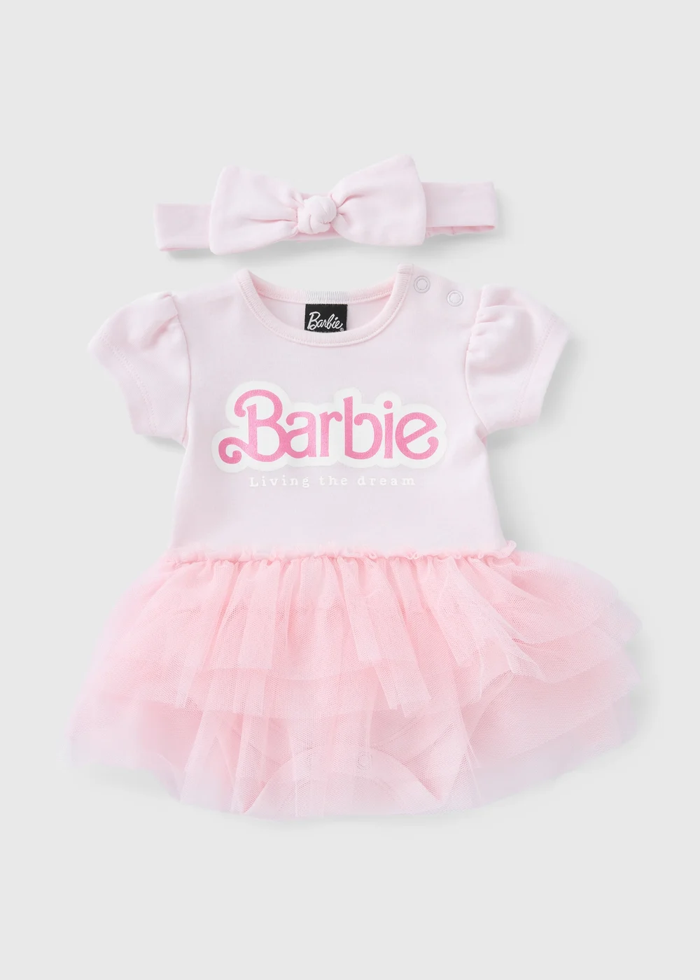 Baby Pink Barbie Tutu Set (Newborn-12mths) - 0-3 months Image 1