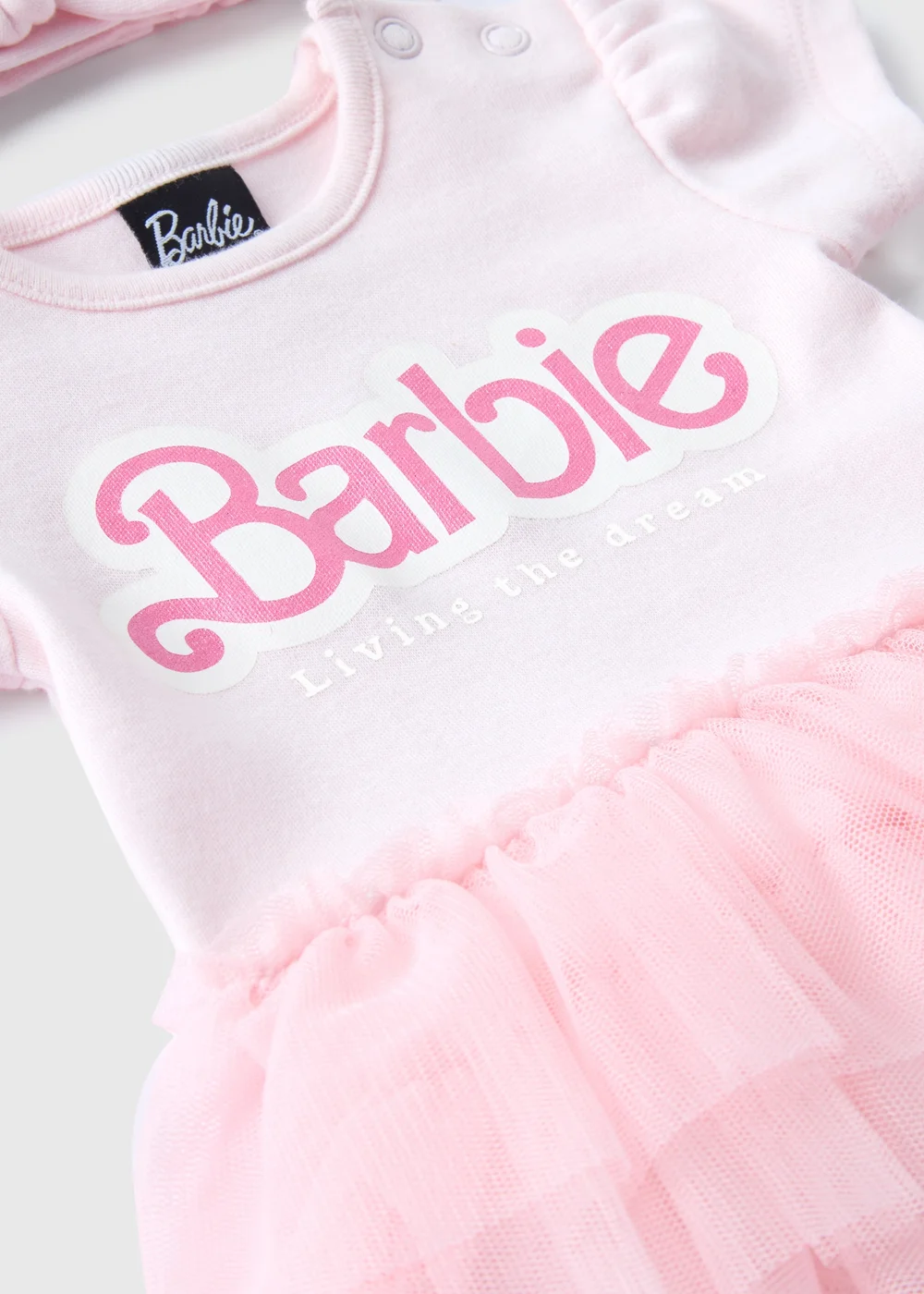 Baby Pink Barbie Tutu Set (Newborn-12mths) - 0-3 months Image 2