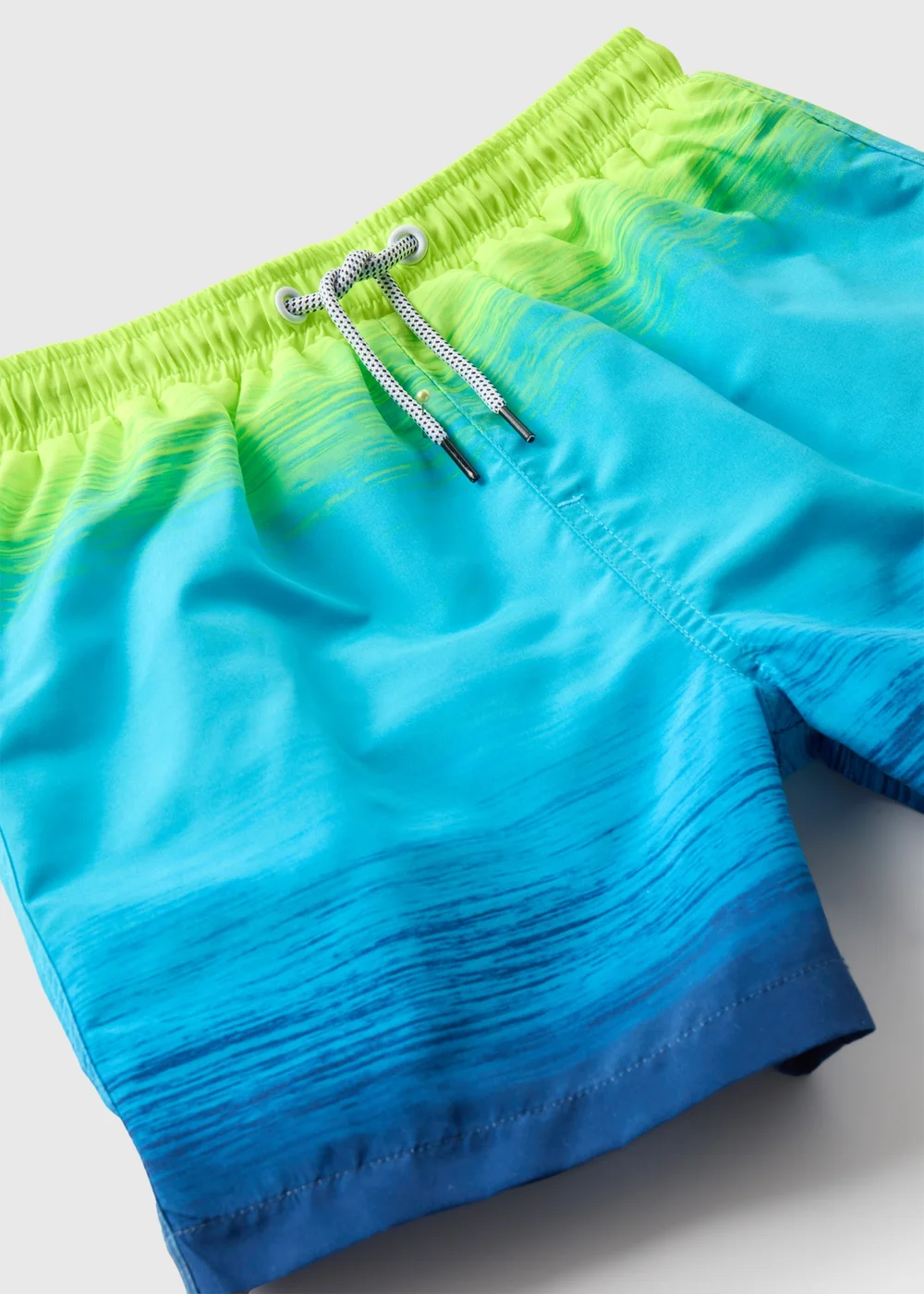 Boys Blue Ombre Swim Shorts (7-11yrs) - 6-7 Yrs Image 2
