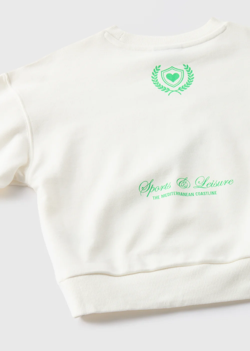 Girls Cream Sunshine Riviera Sweatshirt (7-15yrs) - 10 Yrs Image 2
