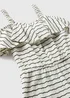 Girls Cream Mono Crinkle Playsuit (7-13yrs) - 7 Yrs Image 2