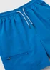 Boys Cobalt Blue Cargo Swim Shorts (6-11yrs) - Age 6 - 7 Years Image 2