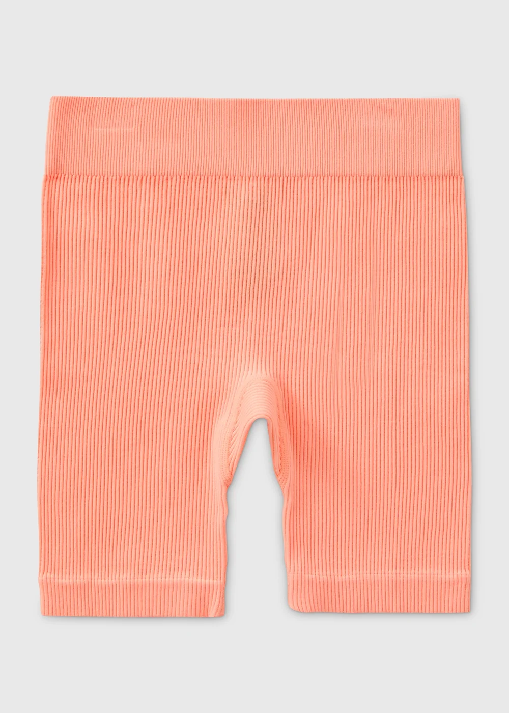 Girls Coral Seamless Ribbed Shorts (7-15yrs) - Small Image 1