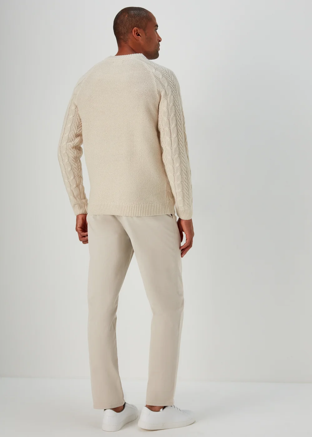 Bone Straight Fit Stretch Chinos - 30 Waist Regular Image 2