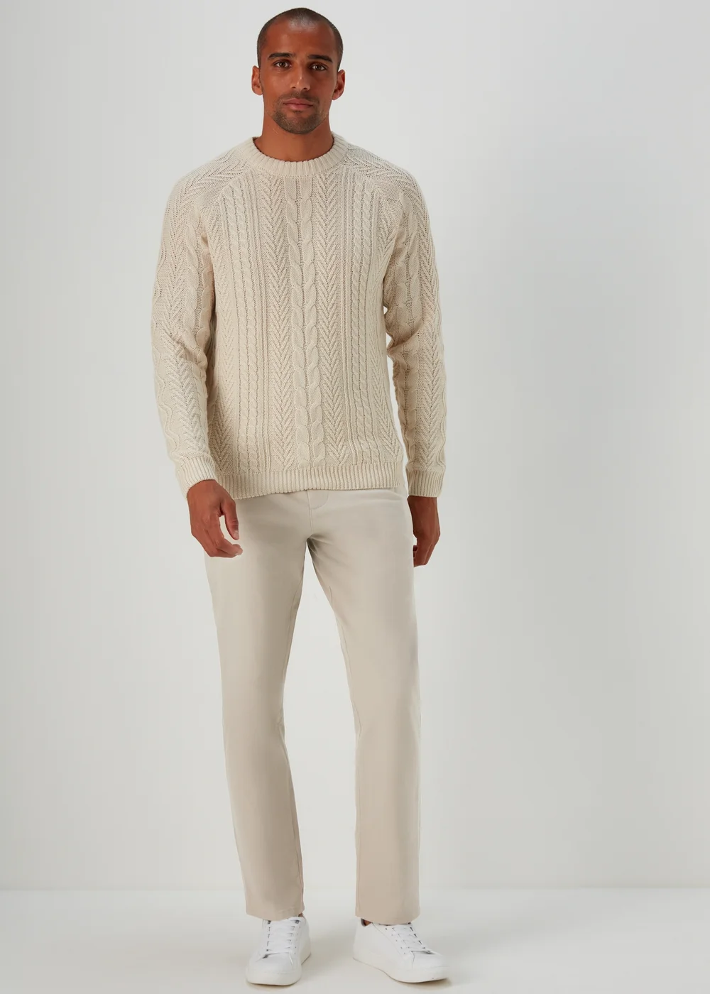 Bone Straight Fit Stretch Chinos - 30 Waist Regular Image 1