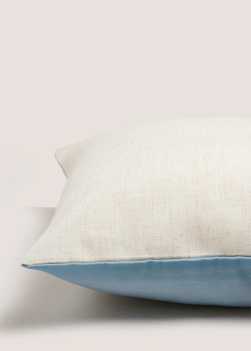 Blue Harbour Scene Cushion Image 2
