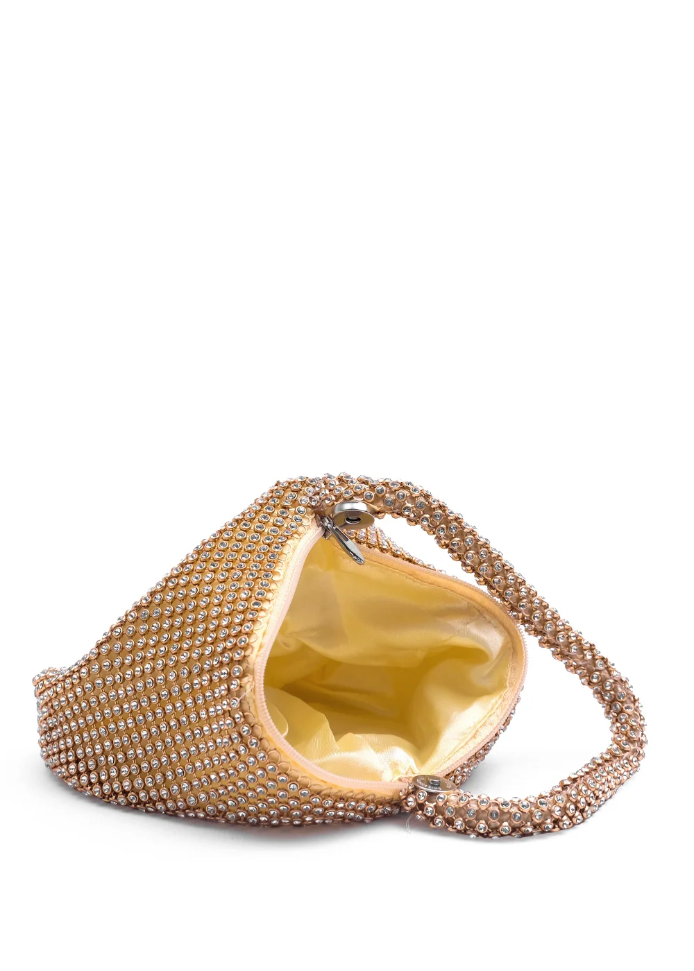 Where's That From Rose Gold Nicki Diamante Mini Pouch Bag - One Size Image 2