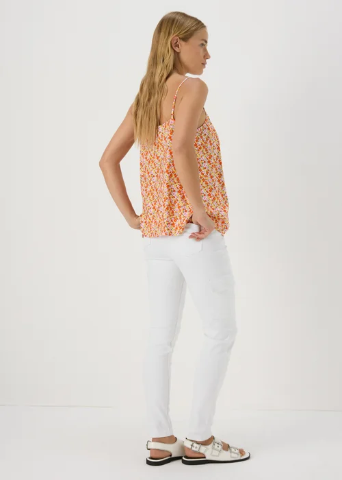 White Skinny Fit Cargo Jeans - 8 Image 2
