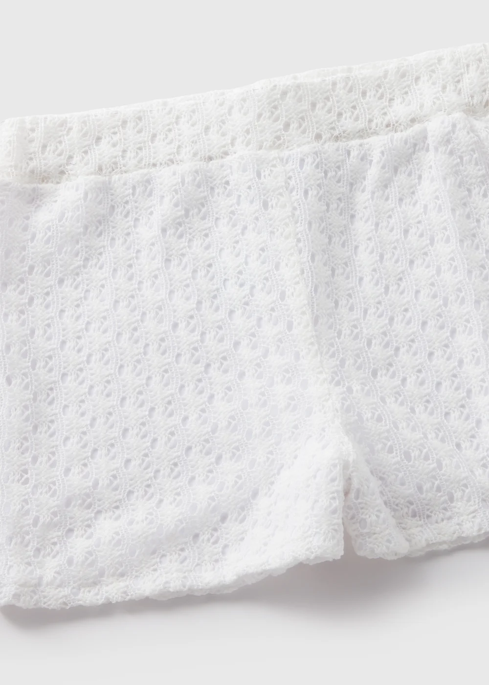 Girls Cream Lace Shorts (7yrs-15yrs) - Age 7 Years Image 2