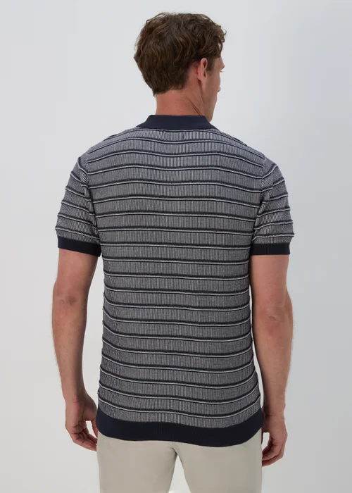 Ecru Textured Polo Shirt - S Image 2