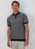 Ecru Textured Polo Shirt - S Image 1