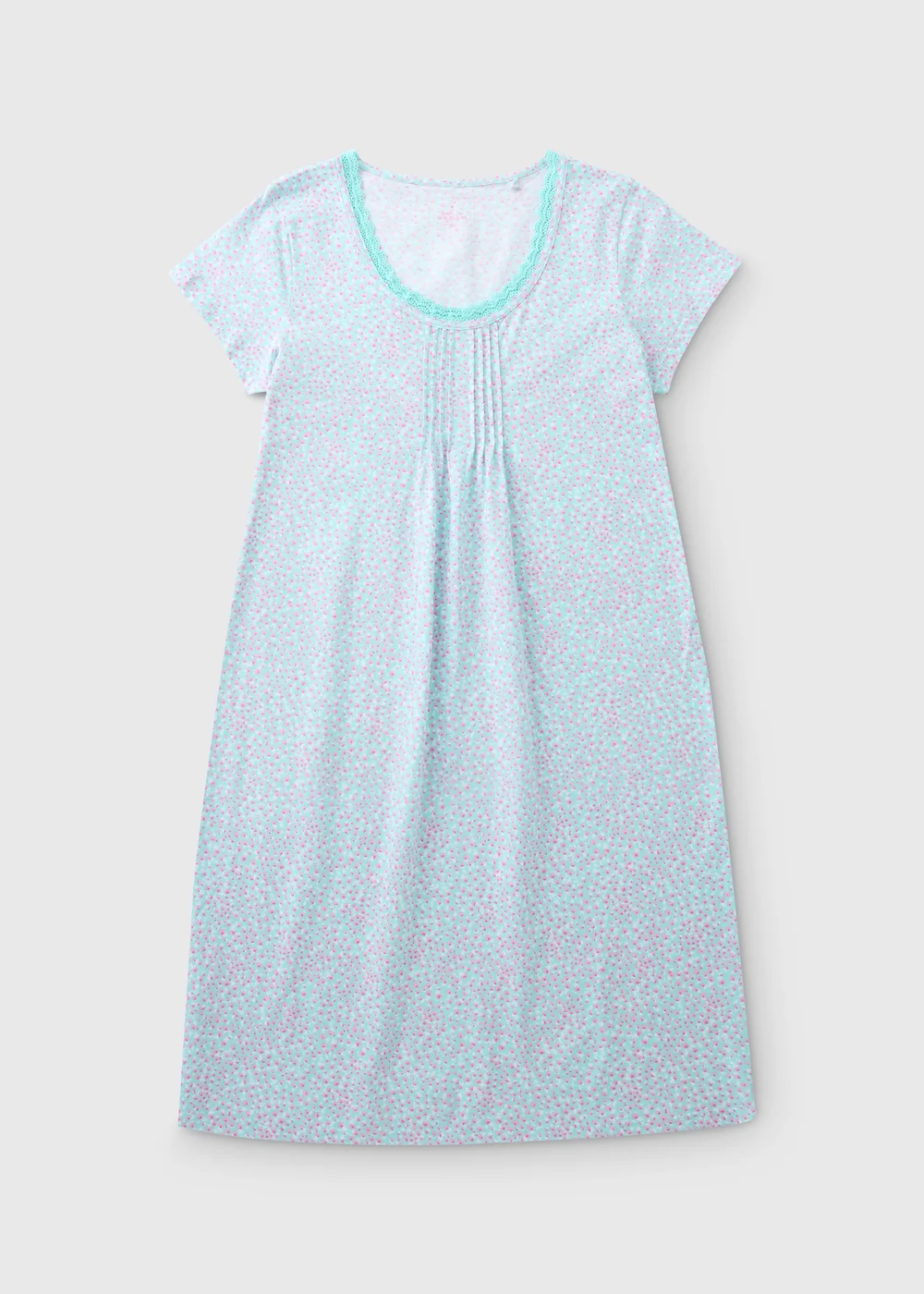 Multicolour Ditsy Print Nightie - Small Image 4