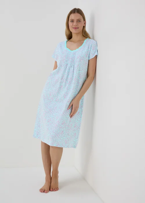 Multicolour Ditsy Print Nightie - Small Image 1