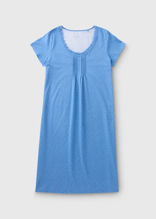 Navy Lace Nightie - Small Image 4