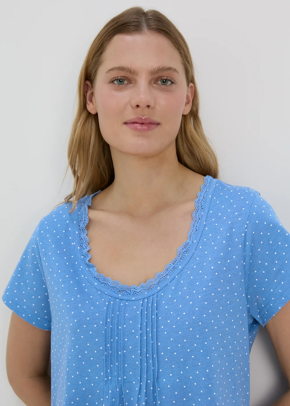Navy Lace Nightie - Small Image 3